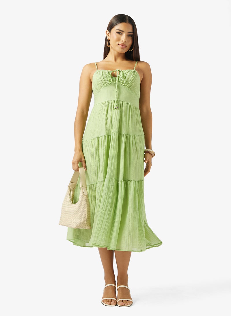 ايلا فستان صيفي بحمالات - Image 4